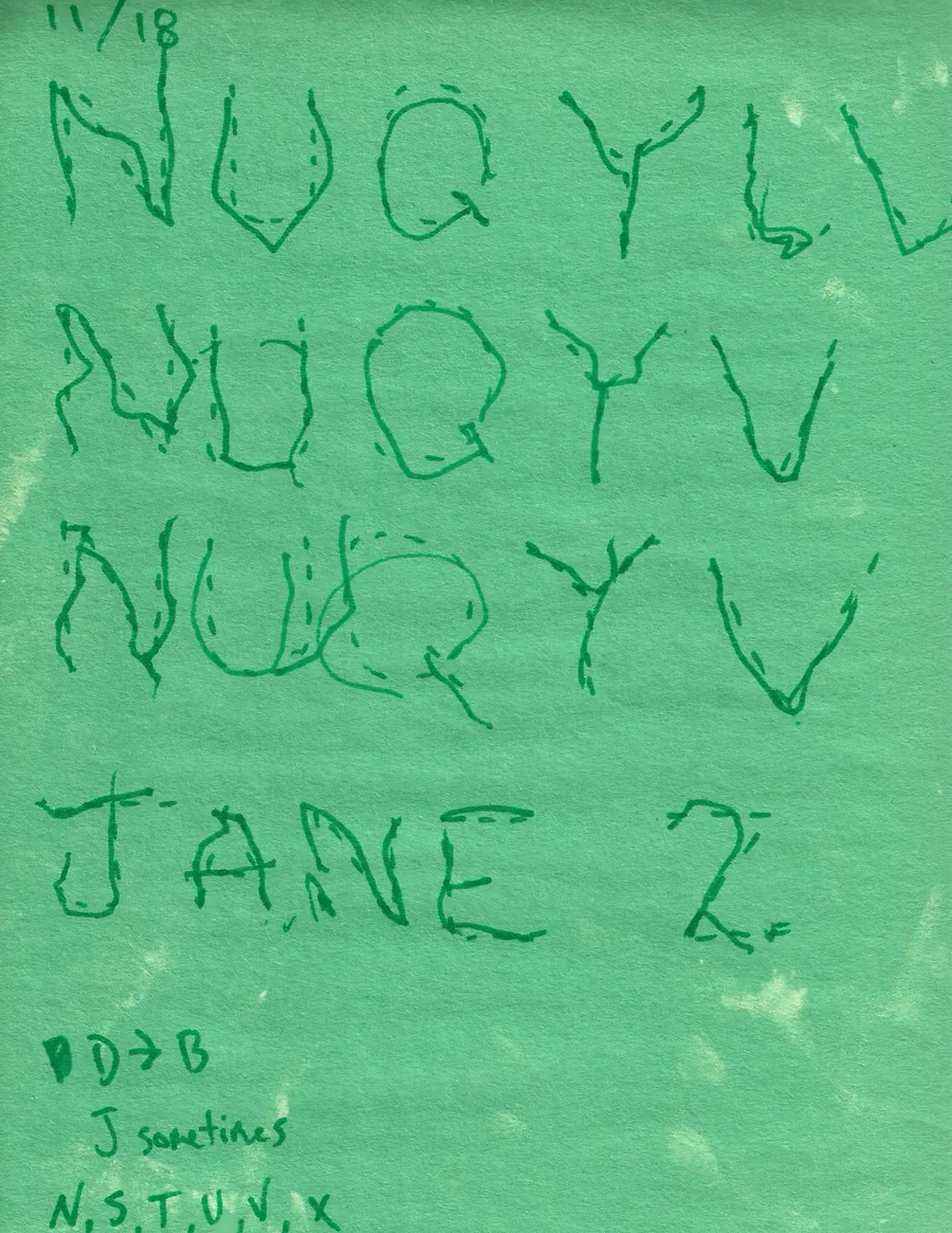 Practicing Letters — image 6
